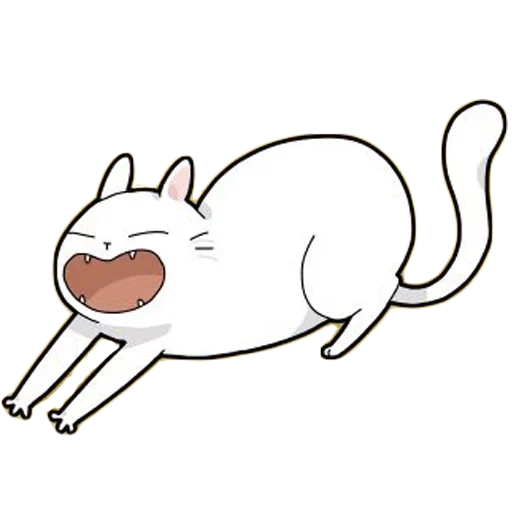 cat, kitty drawing, cat drawing, animals are funny, nyashny cats anime sketches