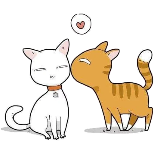 cat, рисунки котиков, котики милые рисунки, big hug cats рисунок, милые рисунки котиков