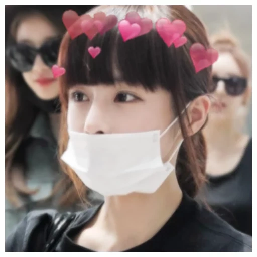 asiático, gente, coreano, república de corea, japanese mask girl