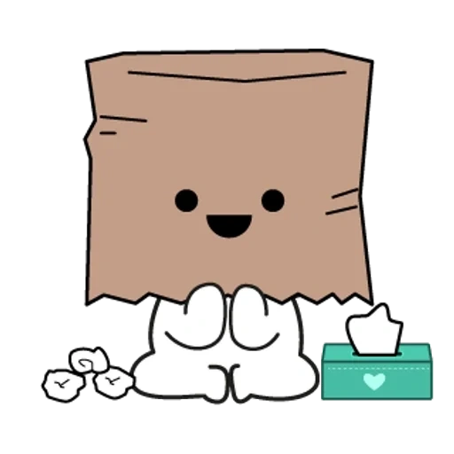 adorabile, di carta, immagini di kawai, testa di battleblock