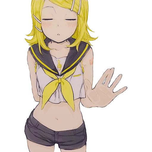 kagamine rin, meiko vocaloid, papel de animação, kagamine rin/len, marinheiro da floresta vocal