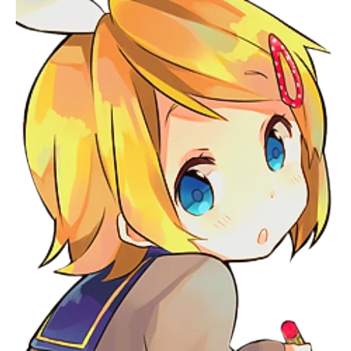 linka garmine, rin kagamine, lin kagamin kunst, uchiko lingamin, anime lin gaming