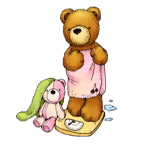 teddy, giocattolo, orsacchiotto di peluche, orso adorabile, illustratore ruth morehead