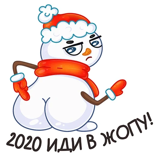 boneco de neve, ano novo, carro de neve, humor de ano novo
