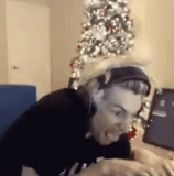 too much, new year, xqc goblino, a man with a christmas tree, christmas
