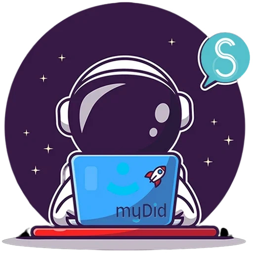 канал, qr код, твиттер, веб дизайн, cute astronaut