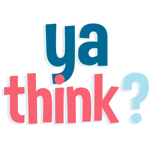 think, das logo, think pink, think coffee, text in englischer sprache