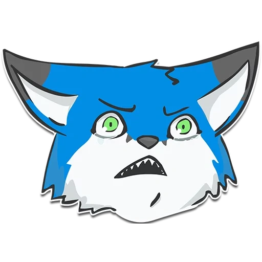 anime, emoji wolf, wolf emoji, furri husky, 512x512 pelz