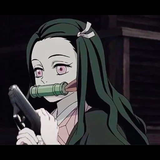 nezuko, nesuko, imagen, nazuko kamado, captura de pantalla de anime nazuko