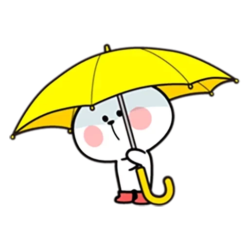 ombrello, ombrello snopy, ombrello giallo, ombrello dei cartoni animati, figura dell'ombrello