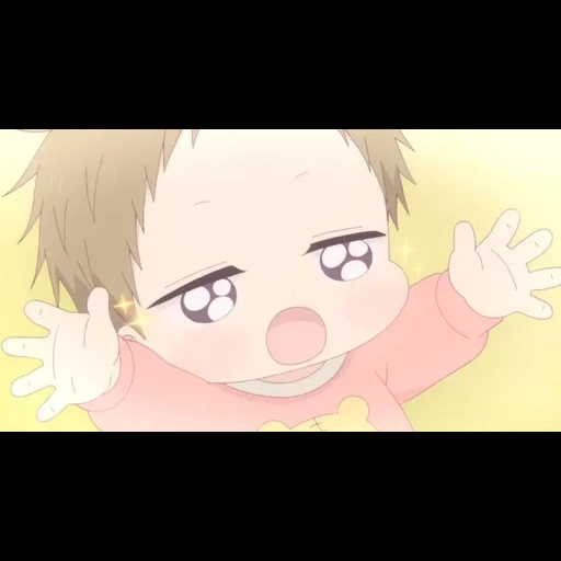 anime baby, chen kotaro, cartoon cute, cartoon character, cartoon is cute