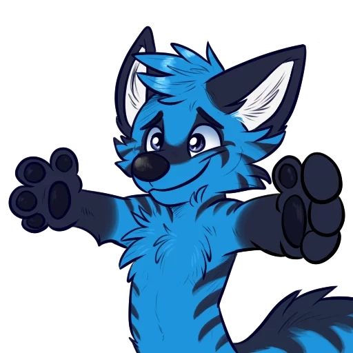 furi, art of free, blue fox, the blue hyena, konvensi free