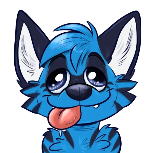 stitch, hyena, the blue hyena