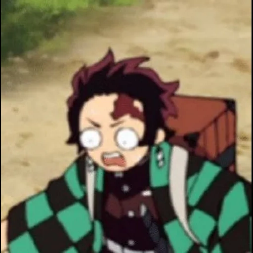 anime, аниме, аниме смешные, kimetsu no yaiba, demon slayer memes tanjiro