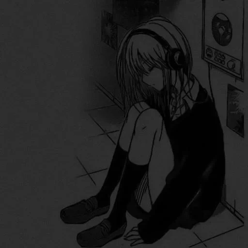 animation, figure, sad animation, anime girl, sad animation