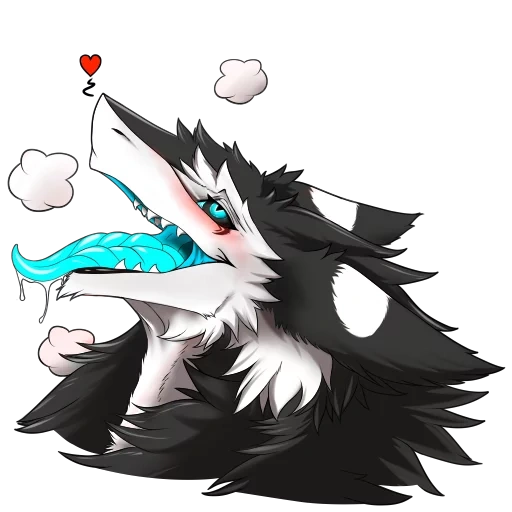 fury wolf, fury est mignon, fury wolf art, sergal art man, anime avec un motif de loup