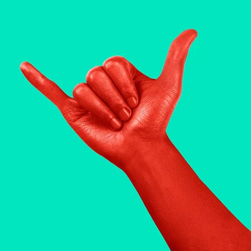hand, la mano, la mano rossa, mano laccata rossa, mani rosse su fondo bianco