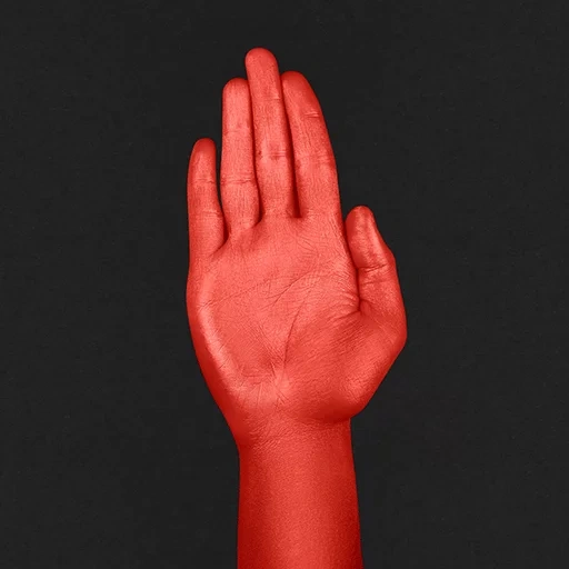 la mano, red hands, la mano rossa, tre mani rosse, mani rosse