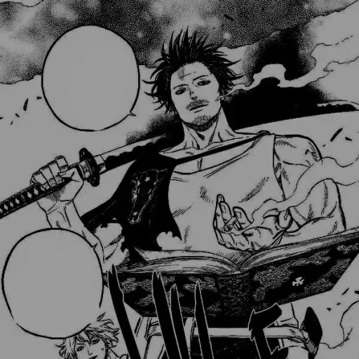 black clover manga, manga black clover, yami black clover manga, black clover yami sukekhiro, black clover yami sukekhiro art