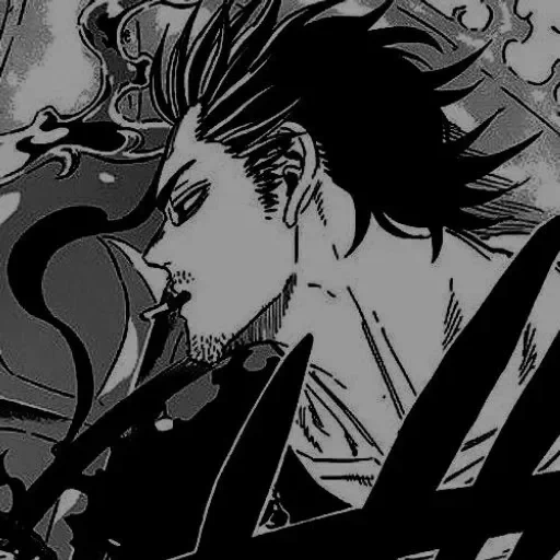 manga, manga drawings, black clover manga, manga black clover, yami black clover manga