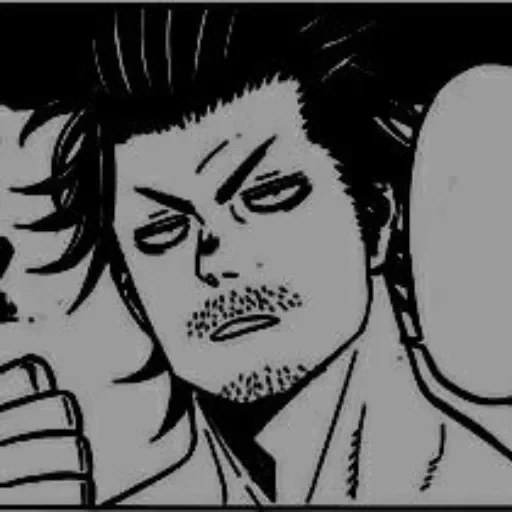 sukehiro, yami sukehiro, manga characters, yami black clover, captain yami black clover