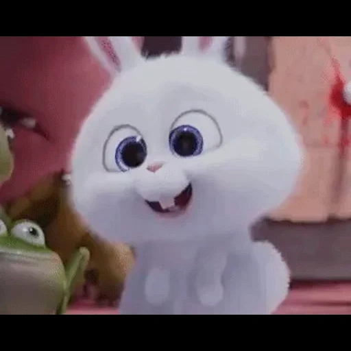 snowball di coniglio, snowball l'ultima vita degli animali domestici, little life of pets rabbit, ultima vita di animali domestici snowball, vita segreta degli animali domestici hare snowball