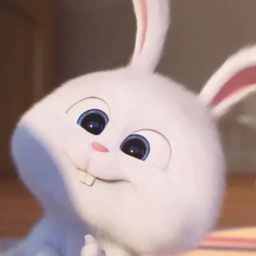 bola de neve de coelho, a vida secreta dos animais de estimação, vida secreta dos animais 2, last life of pets de ball de snow, vida secreta de animais de estimação hare snowball