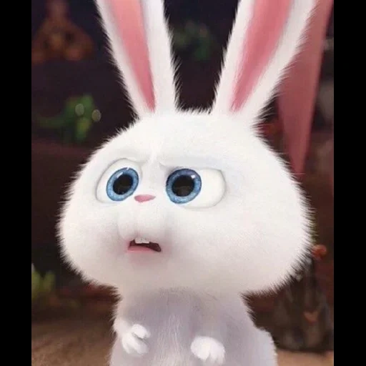 bola de neve de coelho, a vida secreta dos animais de estimação kro, a vida secreta dos animais de estimação, little life of pets rabbit, rabbit snowball secret life of home 2