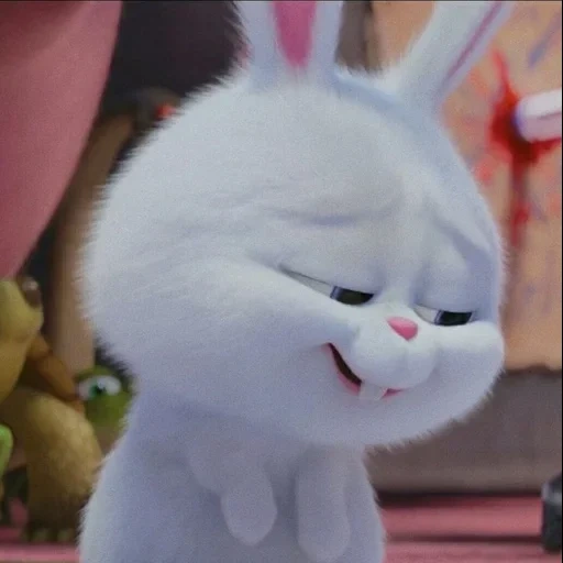bunny, bola de nieve de conejo, conejo de mascota de vida secreta, vida secreta de la mascota, vida secreta del conejo mascota