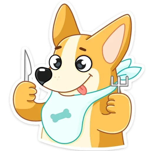 yami, yami, corgi, cartoon corgi, desenho de cachorro corgie