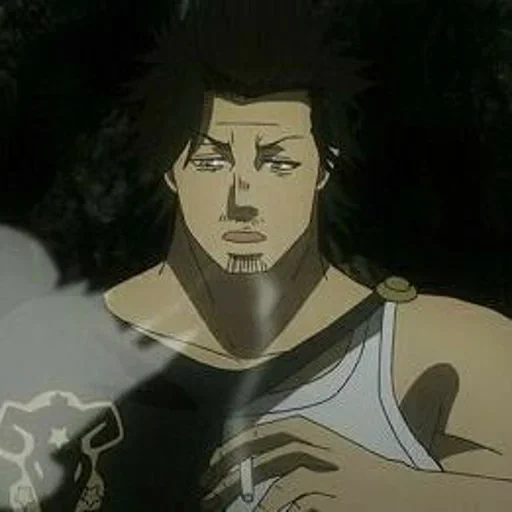 capitán yami, trébol negro, yami sukehiro, personajes de anime, trébol negro 34