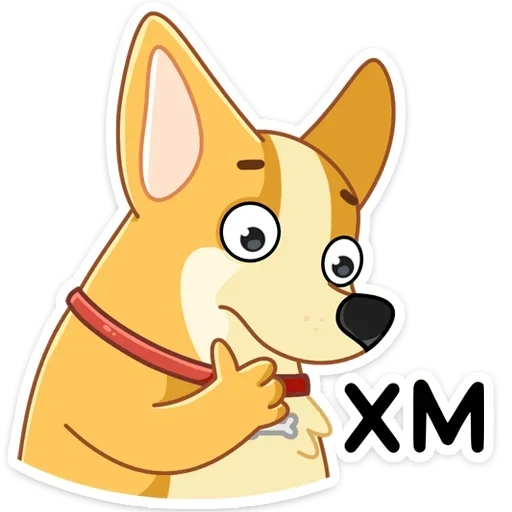 mixue, mixue, dessin de chien corgie