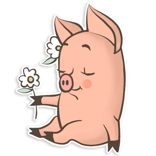 chunya, cochon chunya, cochon, cochon de dessin animé, cochon de dessin animé