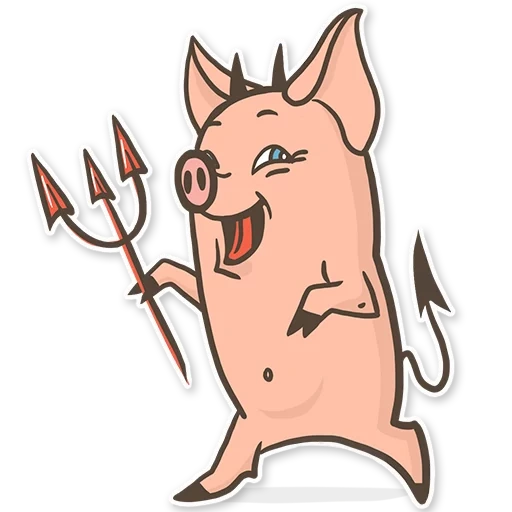 cochon, cochon chunya, cochon de dessin animé