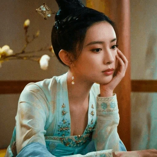 ariel lin, drama cina, gadis asia, drama sejarah, the legend of two sisters vlue times van zhou cheng