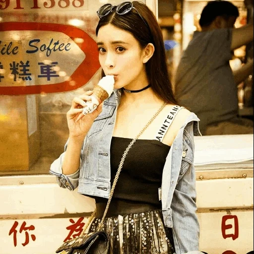 mujer joven, chica china, el estilo de coreano, moda asiática, mujeres coreanas