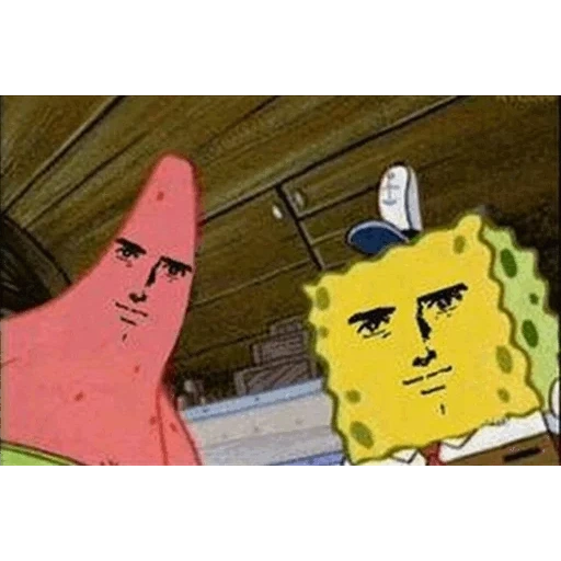 meme faccia spongebob, spongebob meme stalone, pantaloni spongebob square, spongebob meme cavernicolo