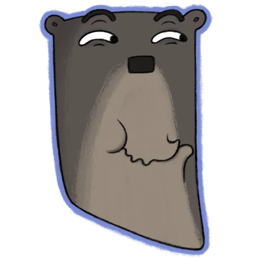 urso, gato cinza, ataque de bot, um pouco de urso, urso de desenho animado