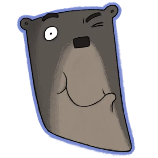 grey cat, bear iphone, senya animation