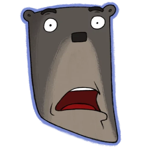 scherzo, orso, l'orso è carino, un piccolo orso, orso cartoni animati