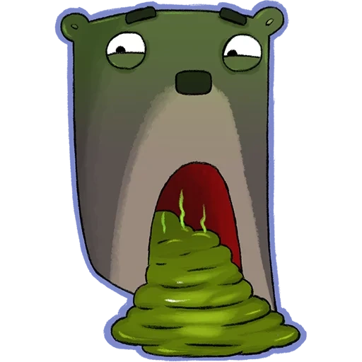 funny, avocado, avocado cat, cartoon bear