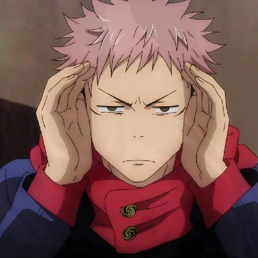 yuji itadori, itadori yuji, jujutsu kaisen, personaggi anime, jujutsu kaisen anime