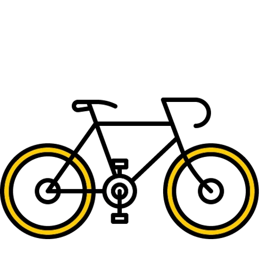 bike, sepeda, simbol sepeda, sepeda dengan latar belakang putih, ilustrasi sepeda