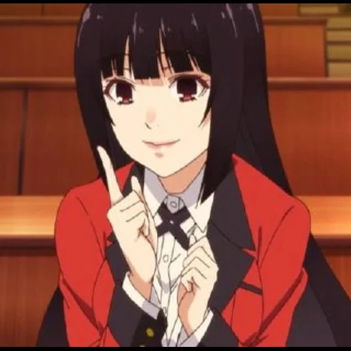 yumeko, kakegurui, kakeguru yumeko, emoção louca yumoko, yumko é uma emoção louca