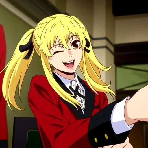 kakegurui, mary saotome, meari saotome, verrückte aufregung mary saotome, anime verrückte aufregung kakegurui