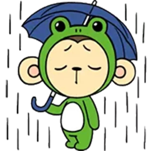 yaya, personaje, kawaii frog eva, mono ya, toiroenohanakosan de niños song dream
