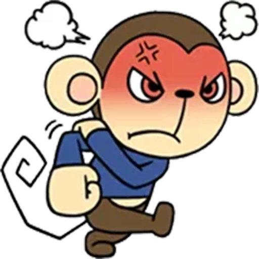yaya, anger, monkey, character
