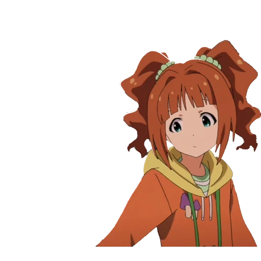 anime, animation, cartoon characters, yayoi takatsuki, cartoon idol master