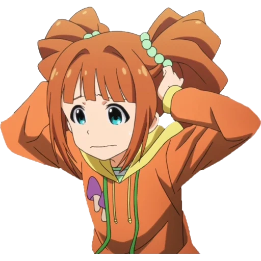 yayoi takarazuka, sarah takazuka, the idolmaster, yayoi takatsuki, anime idol master