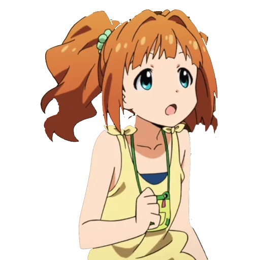 anime, animation, animation art, yayoi takatsuki, cartoon idol master